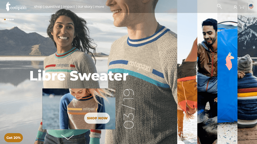 Cotopaxi website